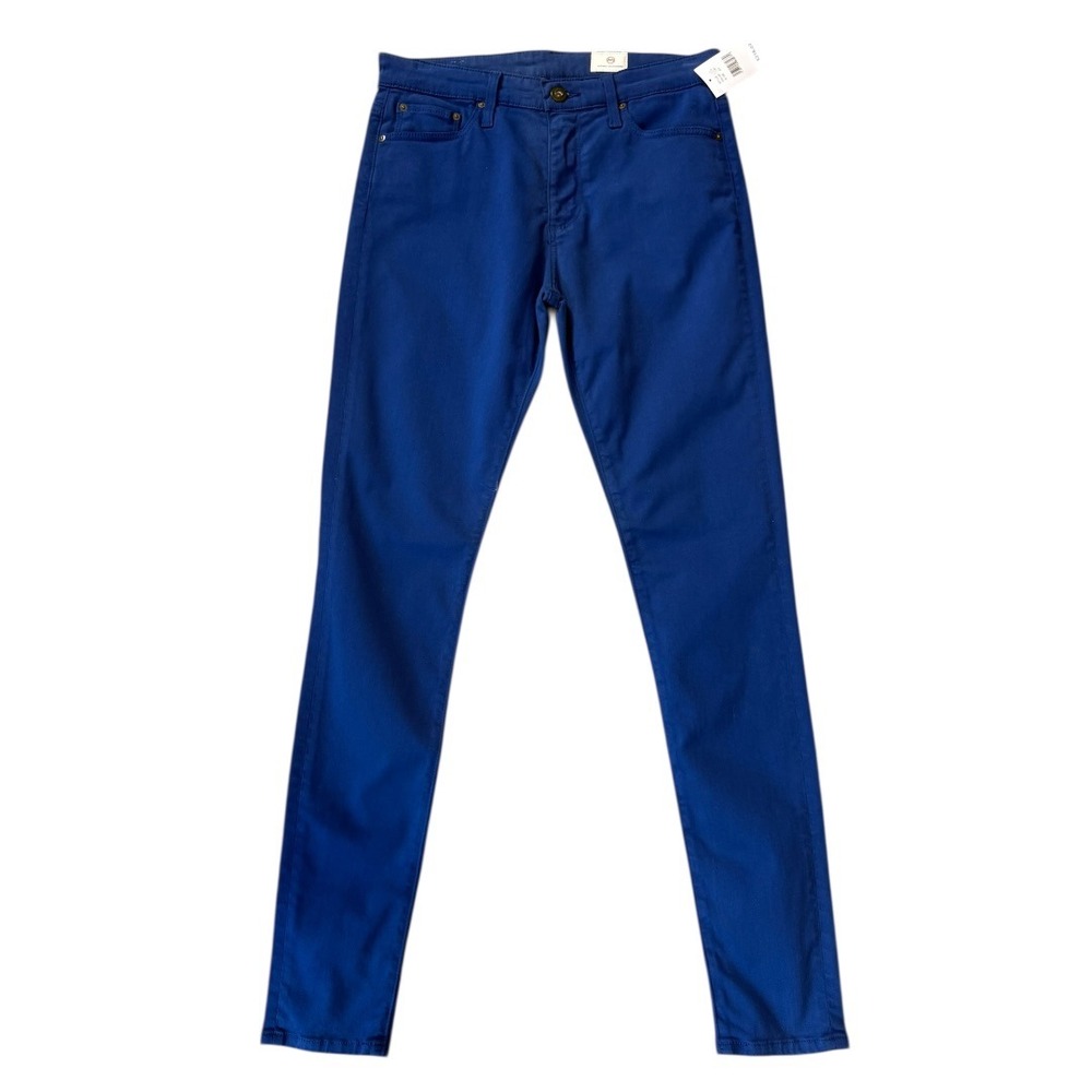 AG Adriano Goldschmied Farrah Skinny Jeans‎ Royal Blue High Rise Size 4 27 NEW